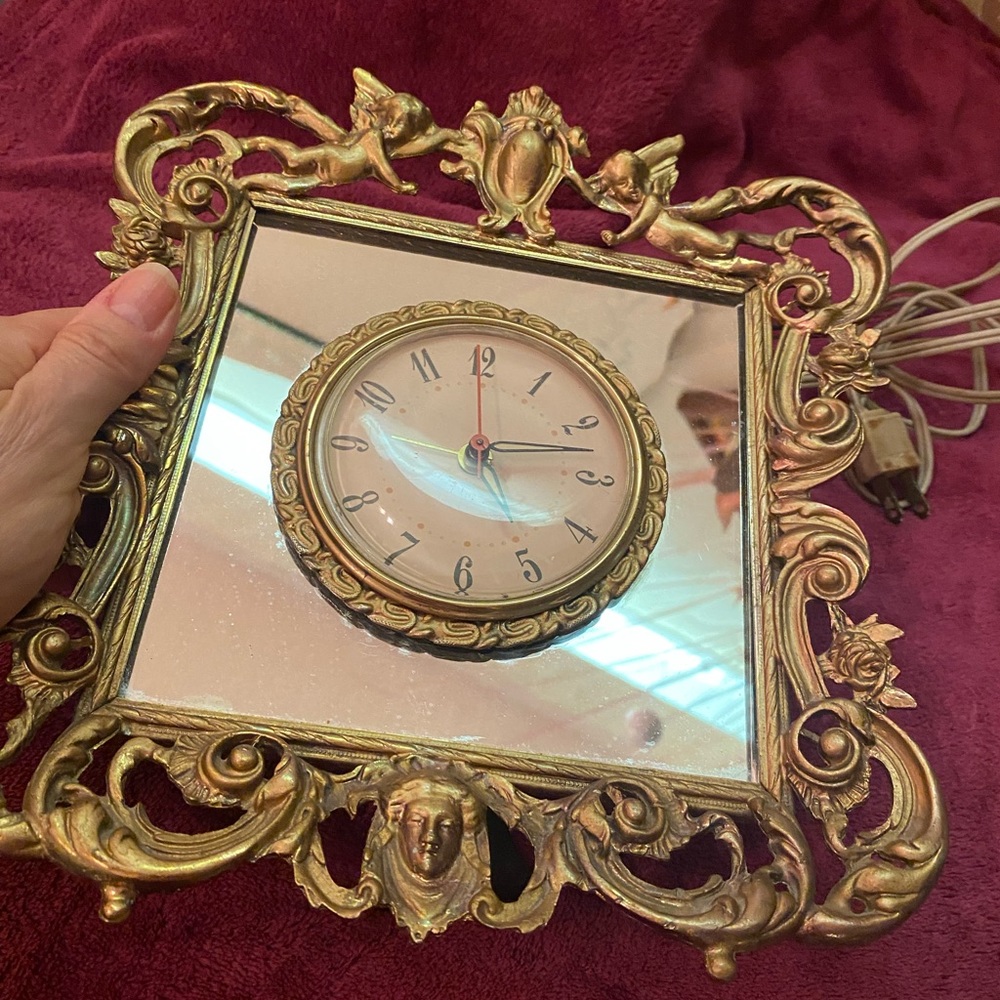 Antique Ornate Electric Clock